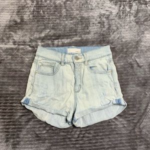 High Waisted Jean Shorts